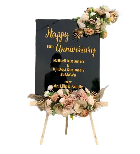 Papan Bunga Akrilik Tumpukrenteng
