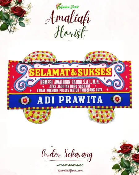 Papan Bunga Ucapan Selamat Tumpukrenteng